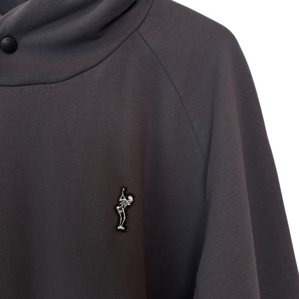True Linkswear True Futures Staples Hoodie Dead Golfer Grey Golf Sweatshirt XXL - Picture 3 of 8